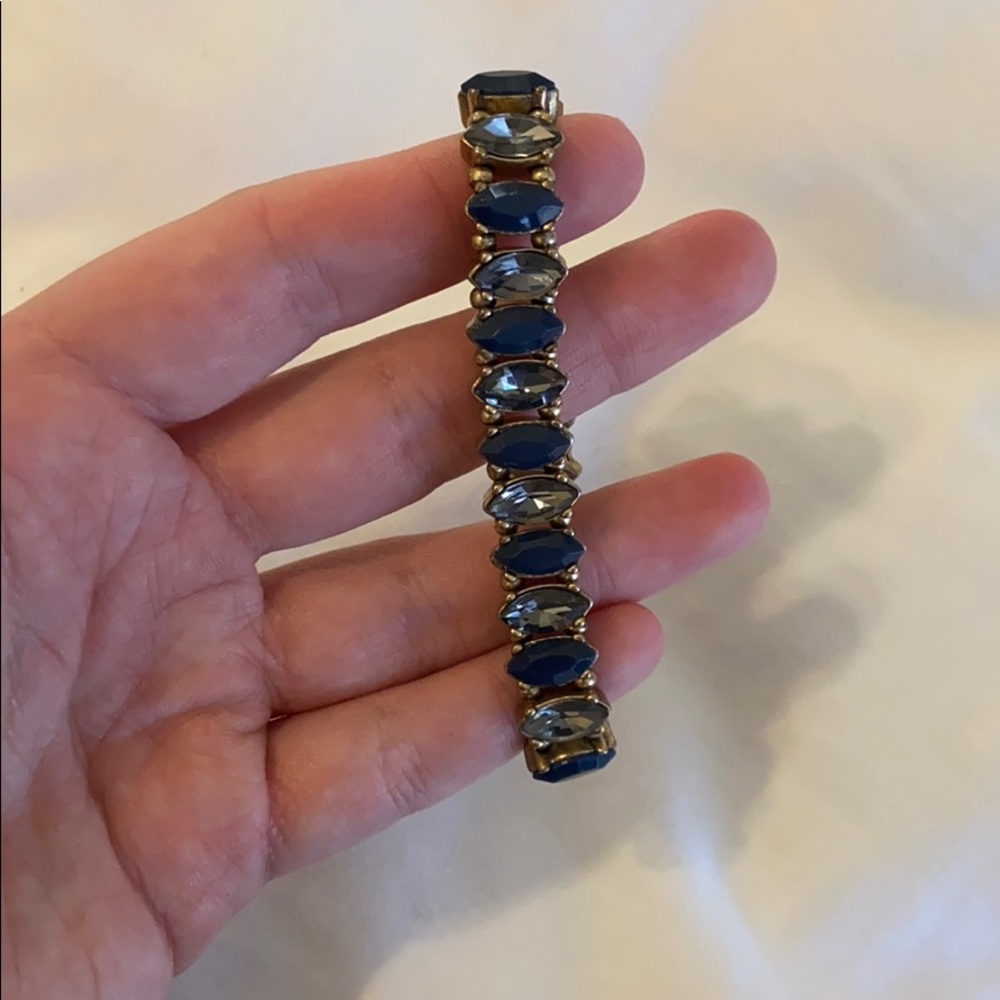 Navy and grey jcrew bracelet